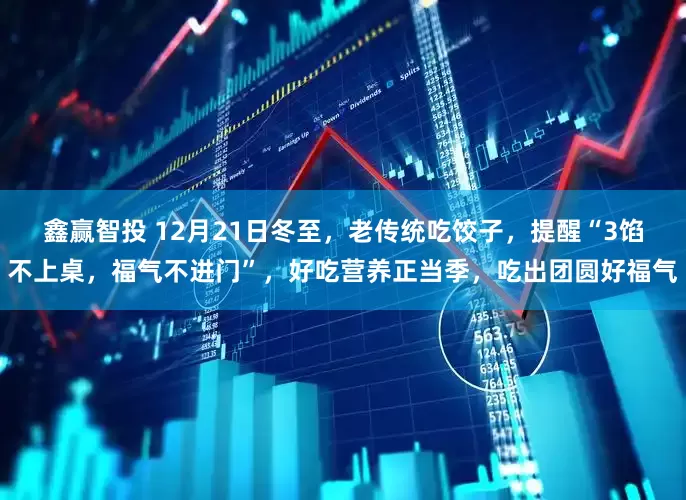 鑫赢智投 12月21日冬至，老传统吃饺子，提醒“3馅不上桌，福气不进门”，好吃营养正当季，吃出团圆好福气